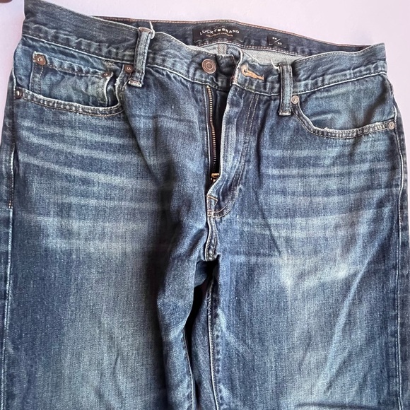 Lucky Brand Dark Blue Men's Straight Jeans - Picture 2 of 11